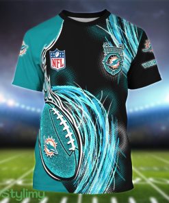 Miami Dolphins Personalized Name Sport 3D T-Shirt Product Photo 1