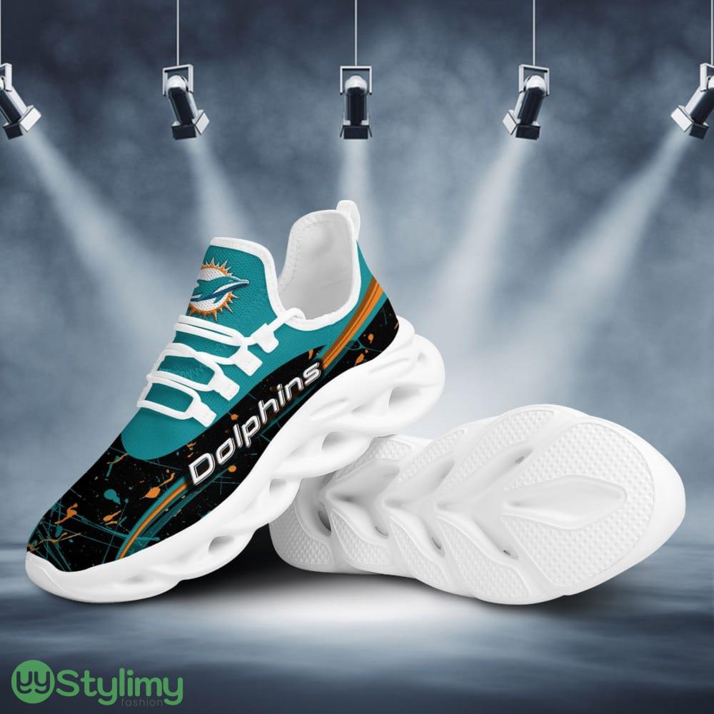 Miami Dolphins Splash Colors Design Trending Max Soul Clunky Sneaker Shoes 3 Miami Dolphins Splash Colors Design Trending Max Soul Clunky Sneaker Shoes - Miami Dolphins Splash Colors Design Trending Max Soul Clunky Sneaker Football Team Fans_3