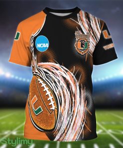 Miami Hurricanes Personalized Name Sport 3D T-Shirt Product Photo 1