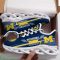 Michigan Wolverines Logo Custom Name Pattern 3D Max Soul Sneaker Shoes In Navy Blue - Michigan Wolverines Logo Custom Name Pattern 3D Max Soul Sneaker Shoes In Navy Blue_2