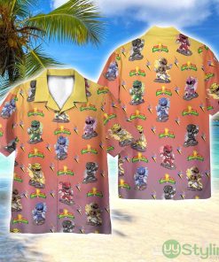 Mighty Morphin Power Rangers 3D Printed Beach Shirt Men Women Hawaiian Shirt Product Photo 1