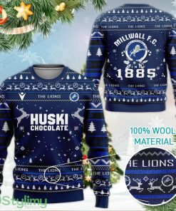 Millwall FC Since 1885 3D Ugly Christmas Sweater Product Photo 1