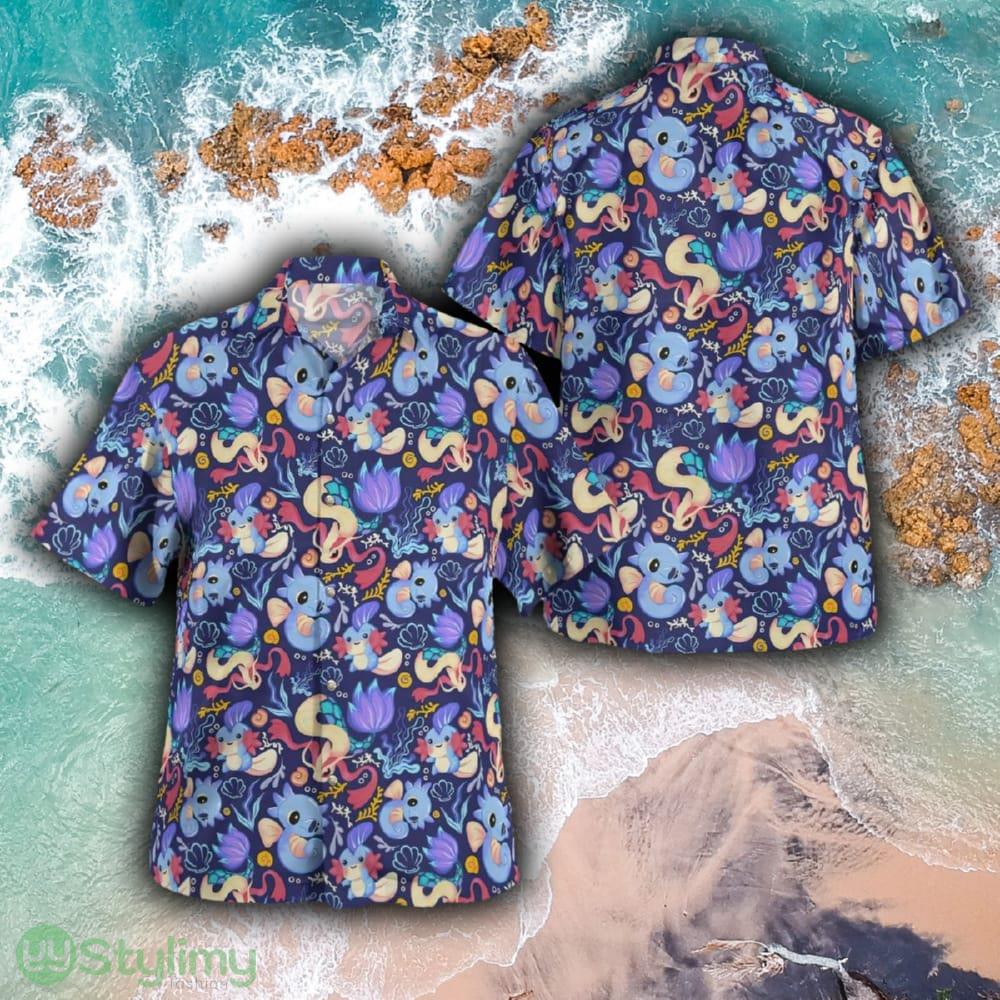 Milotic Water Pokemon Island Brand Beach Hawaiian Shirt And Short Combo For Men And Women 3 Milotic Water Pokemon Island Brand Beach Hawaiian Shirt And Short Combo For Men And Women - Milotic Water Pokemon Hawaiian Shirt_1
