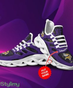 Minnesota Vikings Custom Name Personalized Max Soul Sneakers Running Sports Shoes For Men Women Product Photo 4