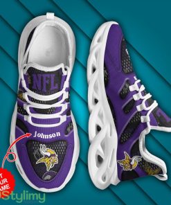 Minnesota Vikings Custom Name Personalized Max Soul Sneakers Running Sports Shoes For Men Women Product Photo 6