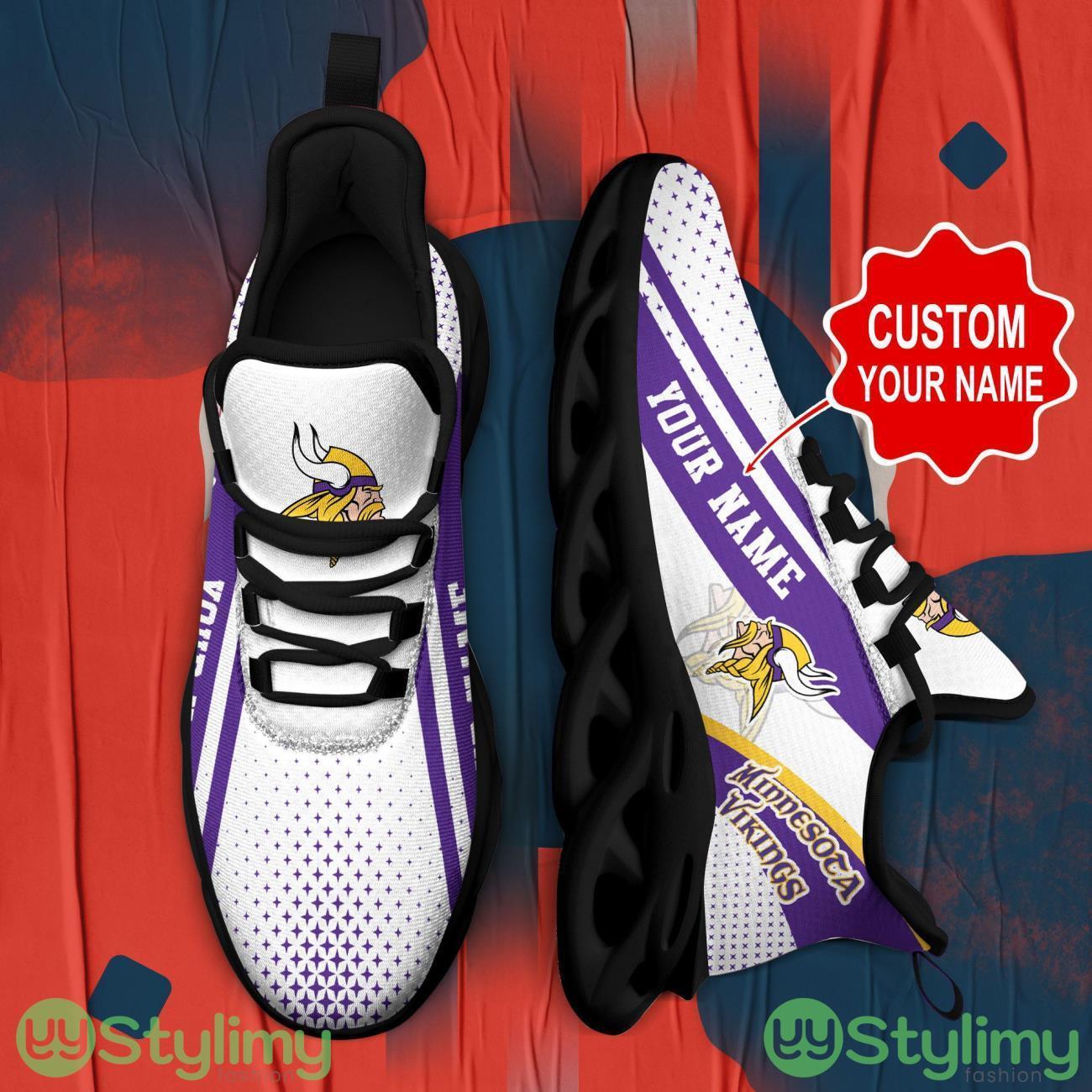 Minnesota VikingsMax Soul Shoes Football Fans Sneakers Custom Name For Men Women 4 Minnesota VikingsMax Soul Shoes Football Fans Sneakers Custom Name For Men Women Product Photo 4