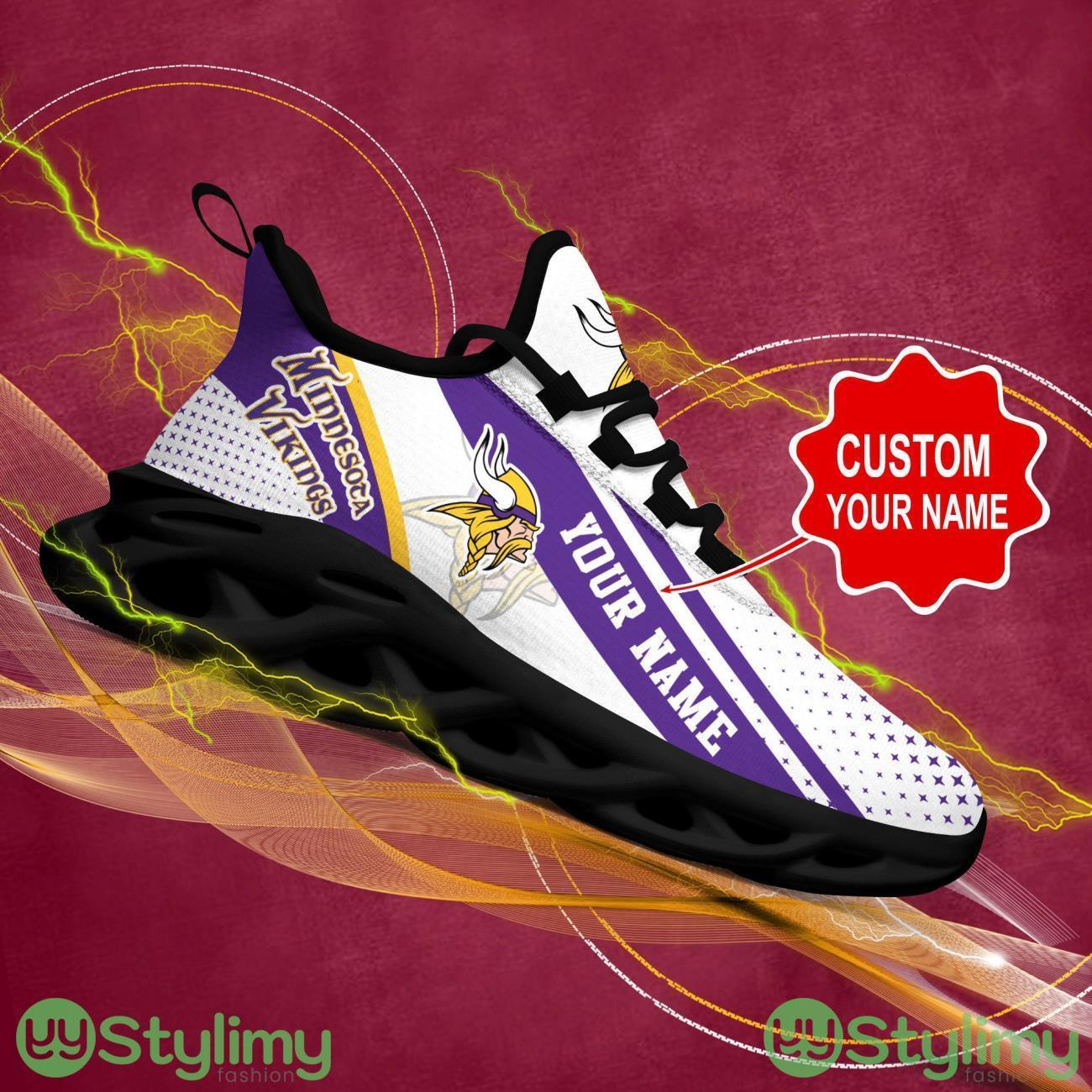 Minnesota VikingsMax Soul Shoes Football Fans Sneakers Custom Name For Men Women 5 Minnesota VikingsMax Soul Shoes Football Fans Sneakers Custom Name For Men Women Product Photo 5
