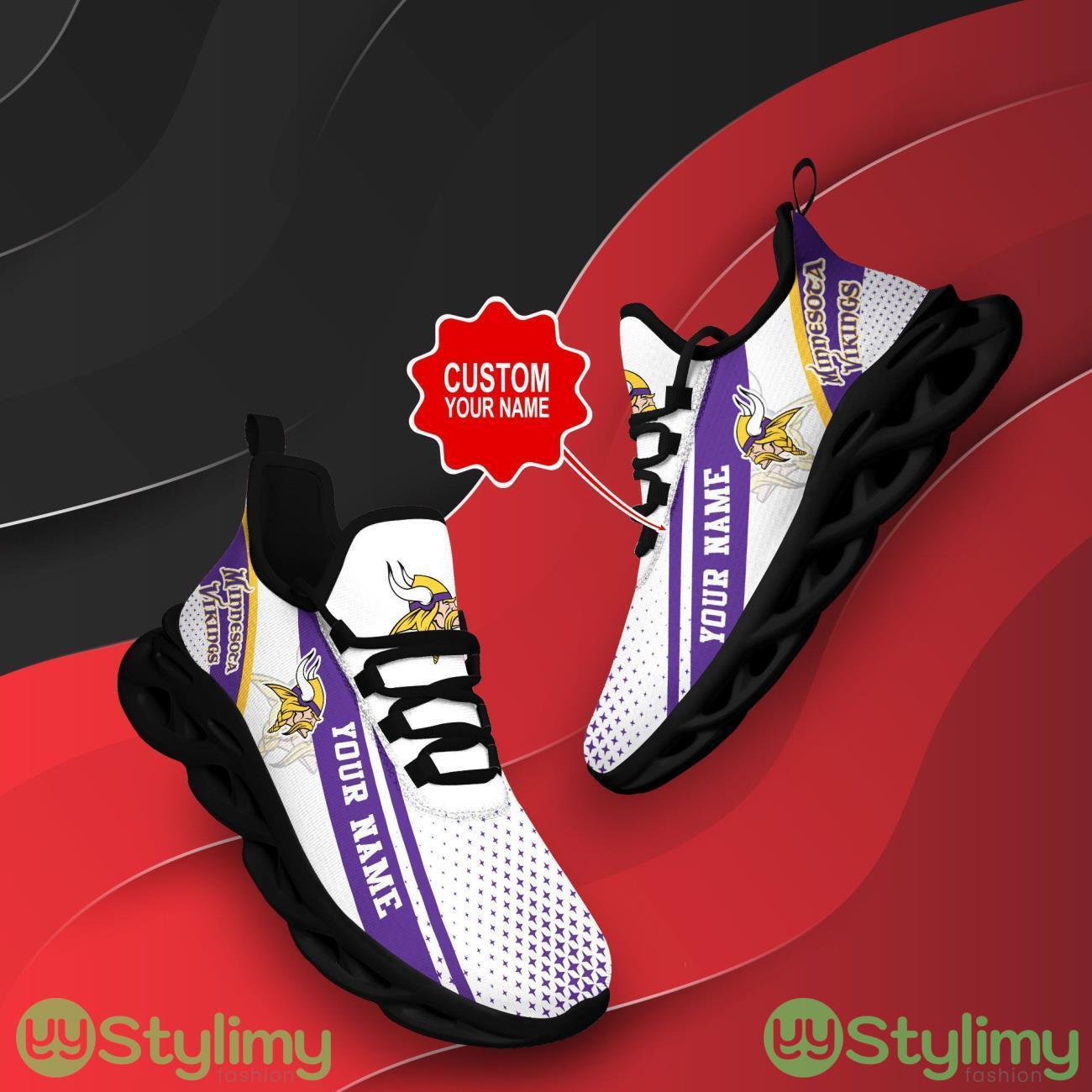 Minnesota VikingsMax Soul Shoes Football Fans Sneakers Custom Name For Men Women 6 Minnesota VikingsMax Soul Shoes Football Fans Sneakers Custom Name For Men Women Product Photo 6