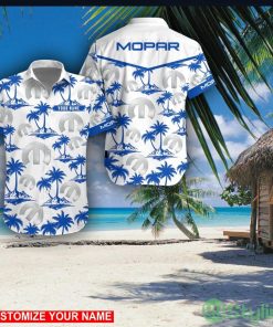 Mopar Custom Name 3D Hawaii Shirt Coconut Pattern Beach Shirt Product Photo 1