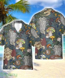 Mushroom Tropical Pattern 3D Hawaiian Shirt All Over Printed Product Photo 1