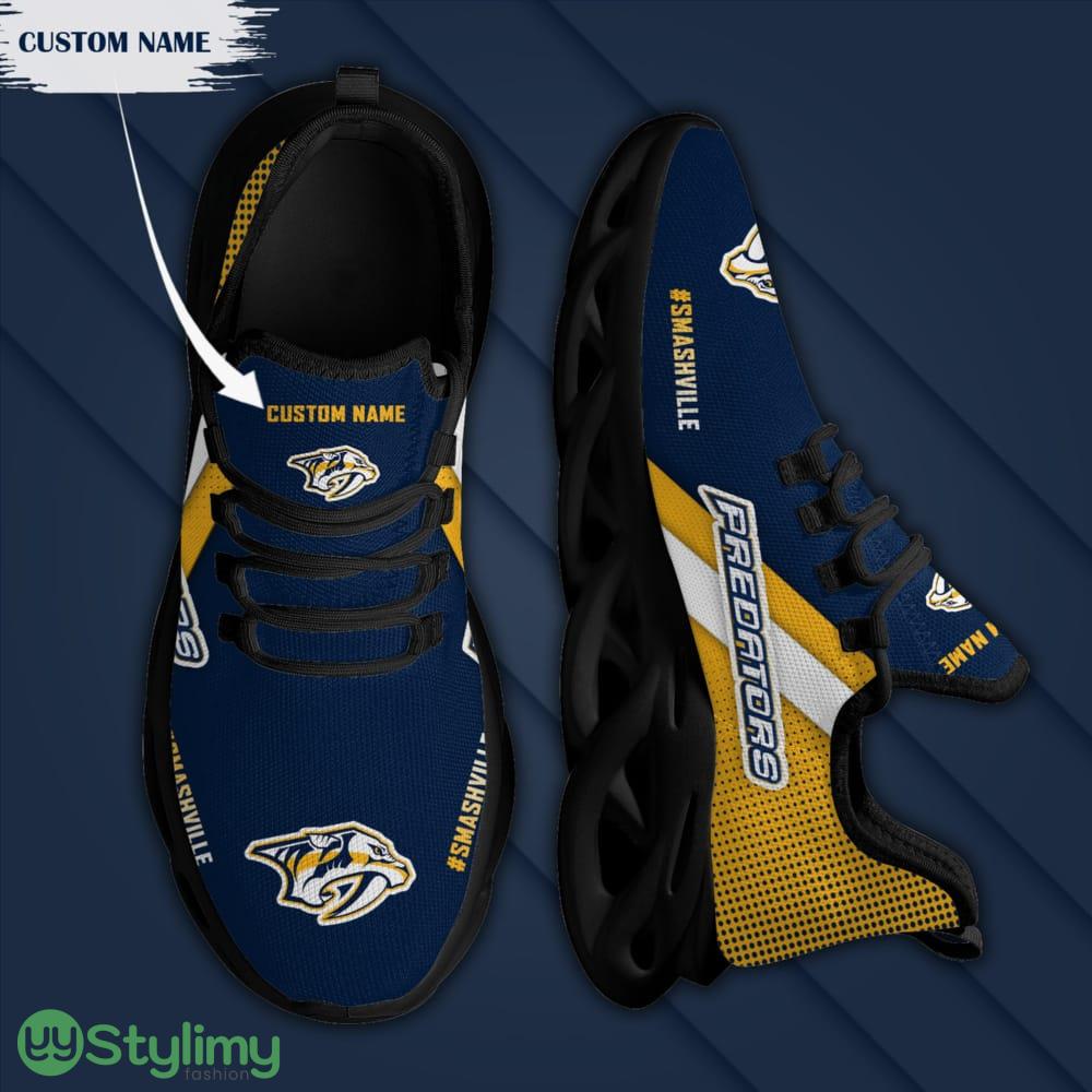 Nashville Predators Logo Pattern Custom Name 3D Max Soul Sneaker Shoes 4 Nashville Predators Logo Pattern Custom Name 3D Max Soul Sneaker Shoes - Nashville Predators Logo Pattern Custom Name 3D Max Soul Sneaker Shoes_4