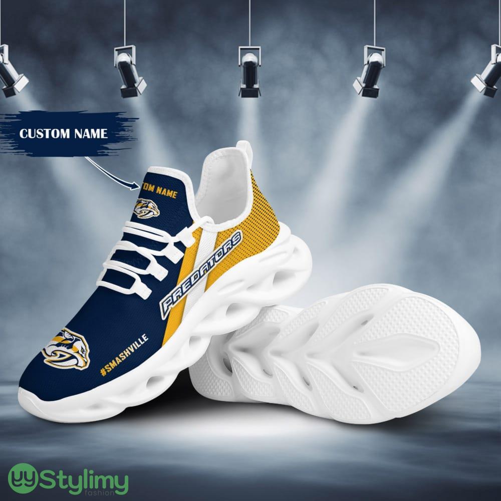 Nashville Predators Logo Pattern Custom Name 3D Max Soul Sneaker Shoes 6 Nashville Predators Logo Pattern Custom Name 3D Max Soul Sneaker Shoes - Nashville Predators Logo Pattern Custom Name 3D Max Soul Sneaker Shoes_1