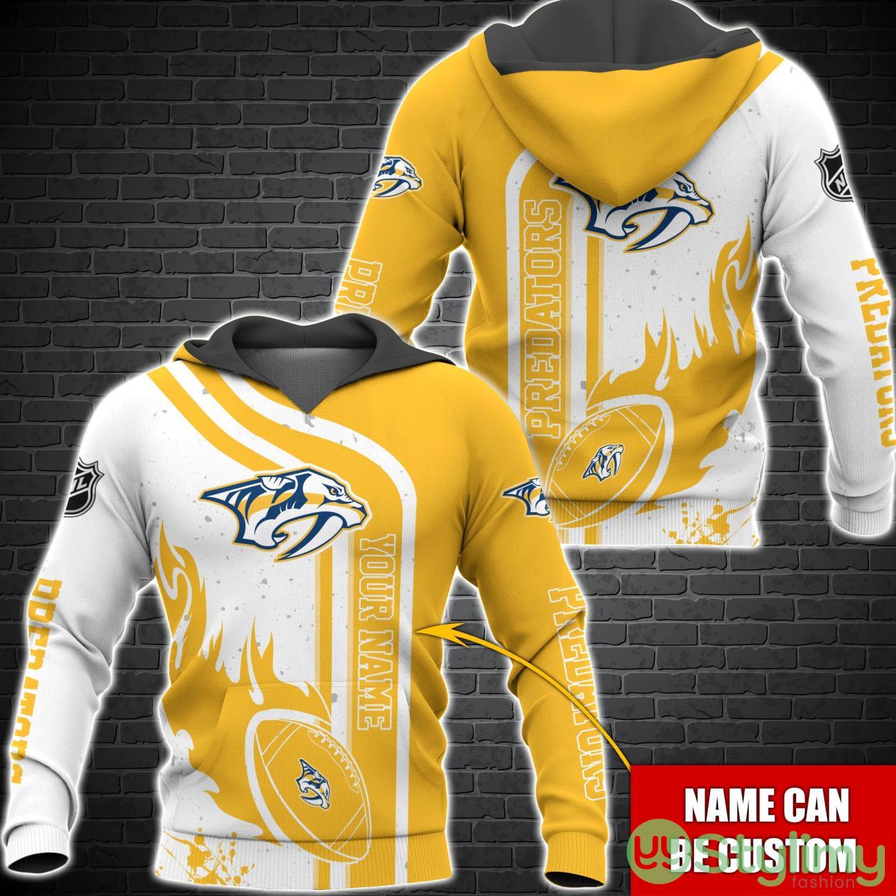 Nashville Predators NHL Custom Name 3D Hoodie All Over Printed 7 Nashville Predators NHL Custom Name 3D Hoodie All Over Printed Product Photo 1