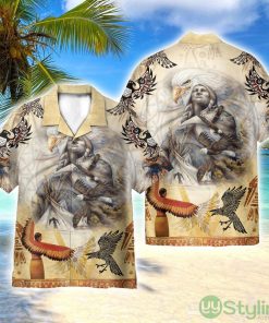 Native American 3D Printed Beach Shirt Men Women Hawaiian Shirt Product Photo 1
