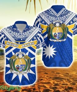 Nauru Rugby Symbol Star Polynesian Hawaiian Shirt For Men And Women Product Photo 1