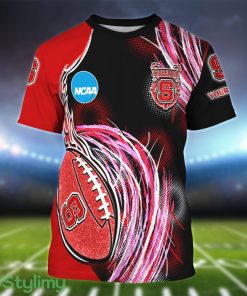 NC State Wolfpack Personalized Name Sport 3D T-Shirt Product Photo 1
