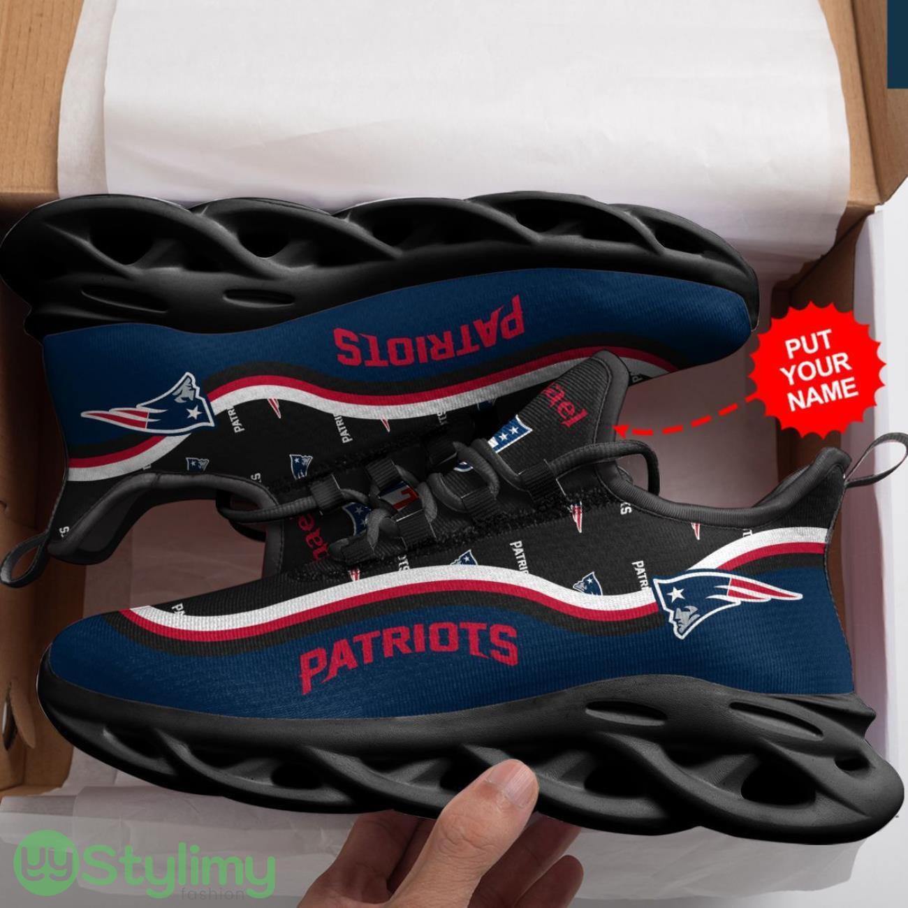 New England Patriots Custom Personalized Max Soul Sneakers Running Sports Custom Name Football Fans Sneakers 5 New England Patriots Custom Personalized Max Soul Sneakers Running Sports Custom Name Football Fans Sneakers Product Photo 5
