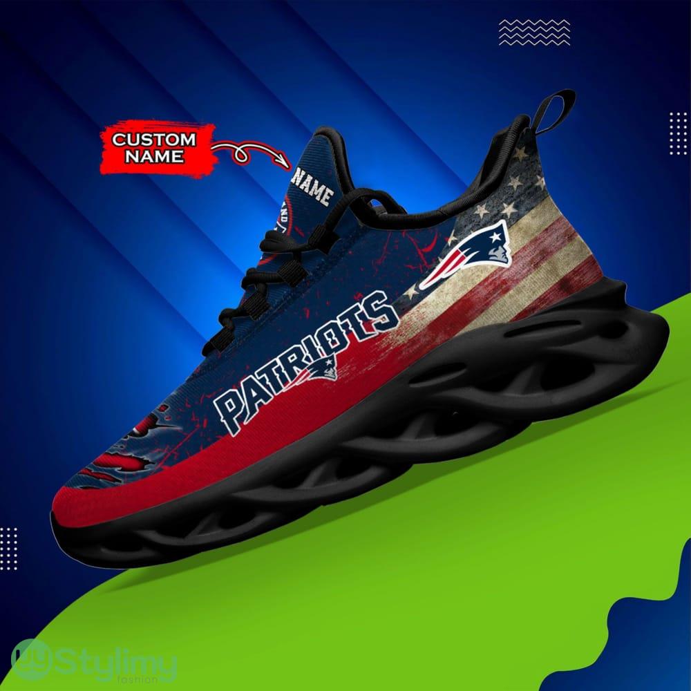 New England Patriots Logo Flag Pattern Custom Name 3D Max Soul Sneaker Shoes 3 New England Patriots Logo Flag Pattern Custom Name 3D Max Soul Sneaker Shoes - New England Patriots Logo Flag Pattern Custom Name 3D Max Soul Sneaker Shoes_3