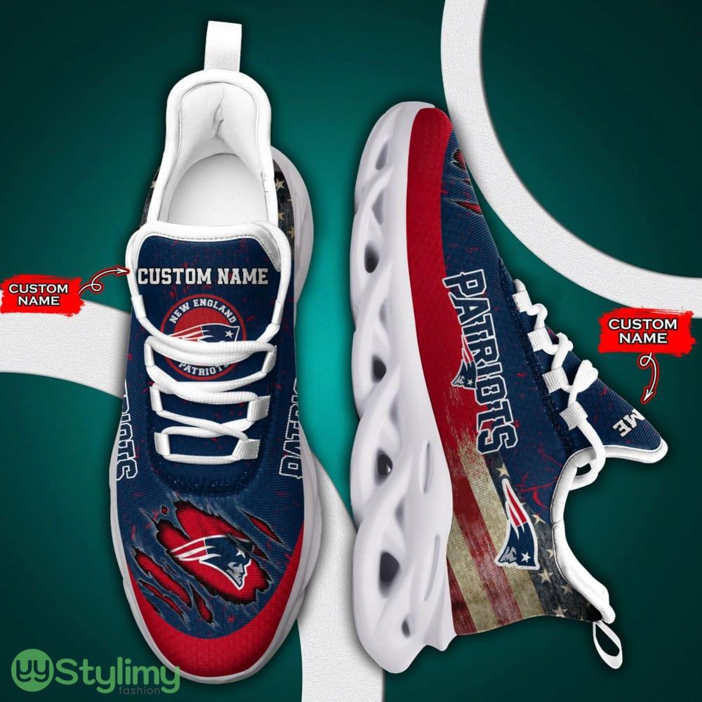 New England Patriots Logo Flag Pattern Custom Name 3D Max Soul Sneaker Shoes 5 New England Patriots Logo Flag Pattern Custom Name 3D Max Soul Sneaker Shoes - New England Patriots Logo Flag Pattern Custom Name 3D Max Soul Sneaker Shoes_1