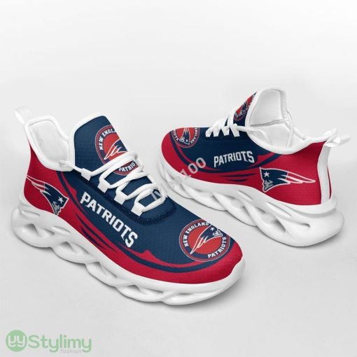 New England Patriots Max Soul Sneakers Icon Men And Women Running Shoes - New England Patriots Max Soul Sneakers Sports Shoes_3