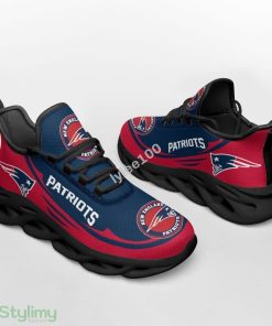 New England Patriots Max Soul Sneakers Icon Men And Women Running Shoes - New England Patriots Max Soul Sneakers Sports Shoes_1