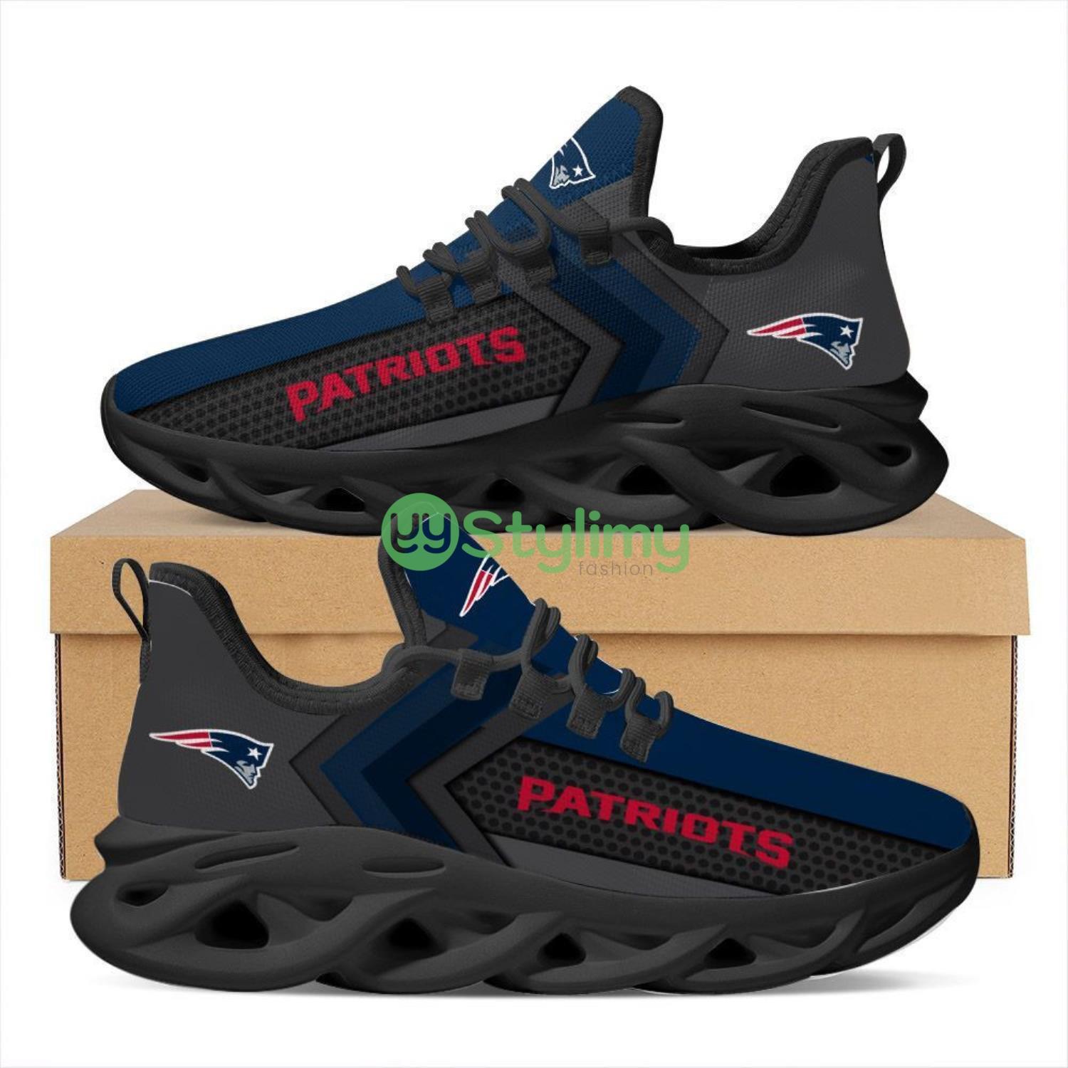 New England Patriots Max Soul Sneakers Running Full Printed Sports Running Shoes 2 New England Patriots Max Soul Sneakers Running Full Printed Sports Running Shoes Product Photo 2
