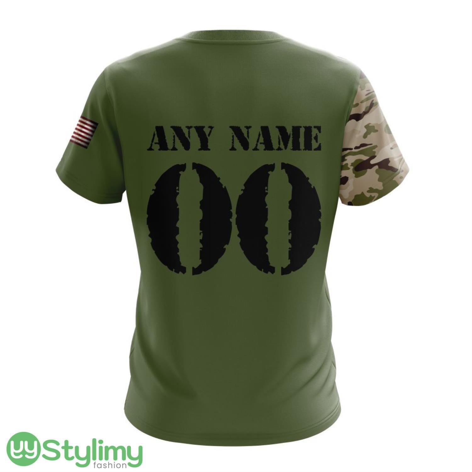 New York Giants Flag Andl Camo Design Custom Name And Number 3D T-Shirt 2 New York Giants Flag Andl Camo Design Custom Name And Number 3D T-Shirt Product Photo 2