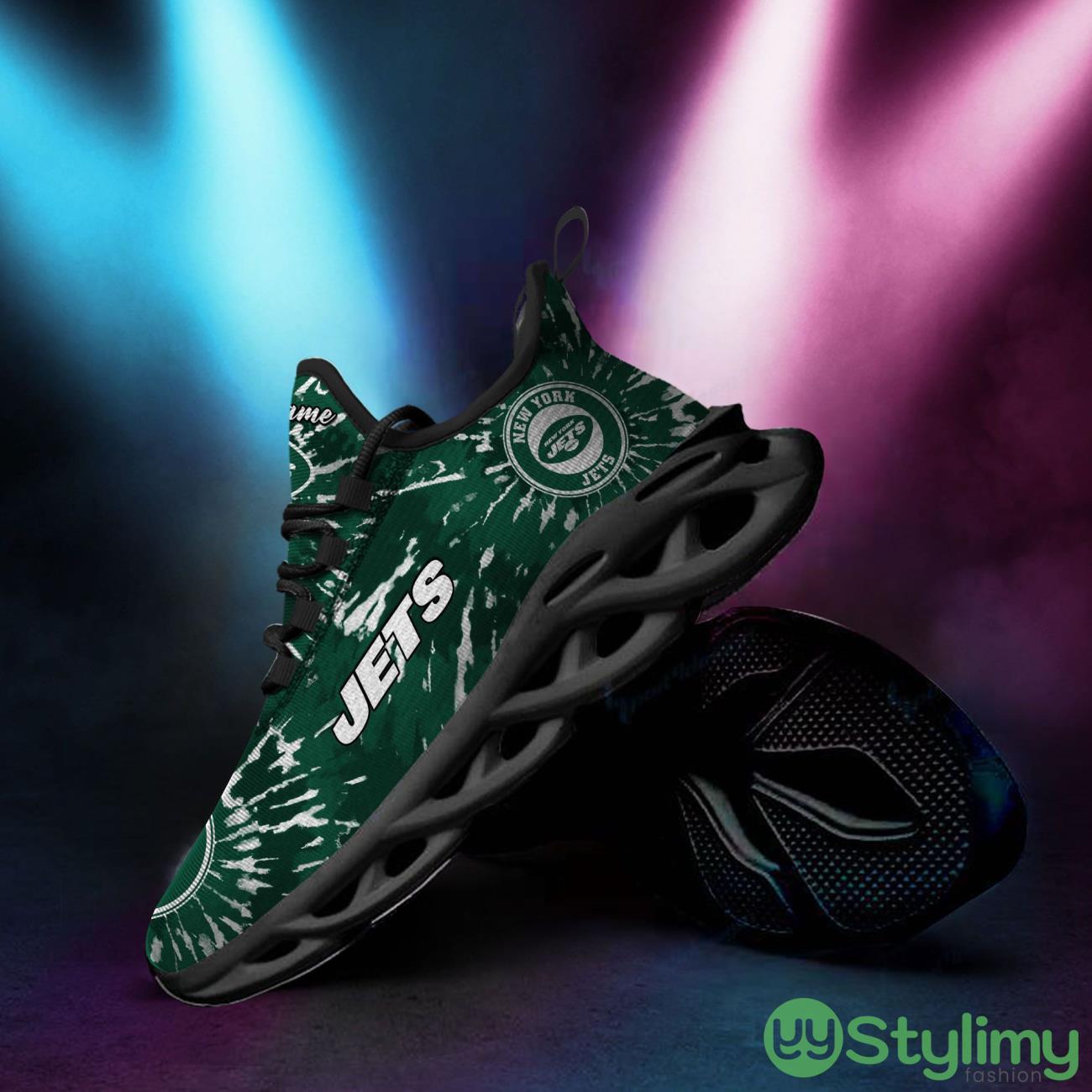 New York Jets Custom Name Tie Dye Max Soul Sneaker Shoes For Fans For Men Women 6 New York Jets Custom Name Tie Dye Max Soul Sneaker Shoes For Fans For Men Women Product Photo 6
