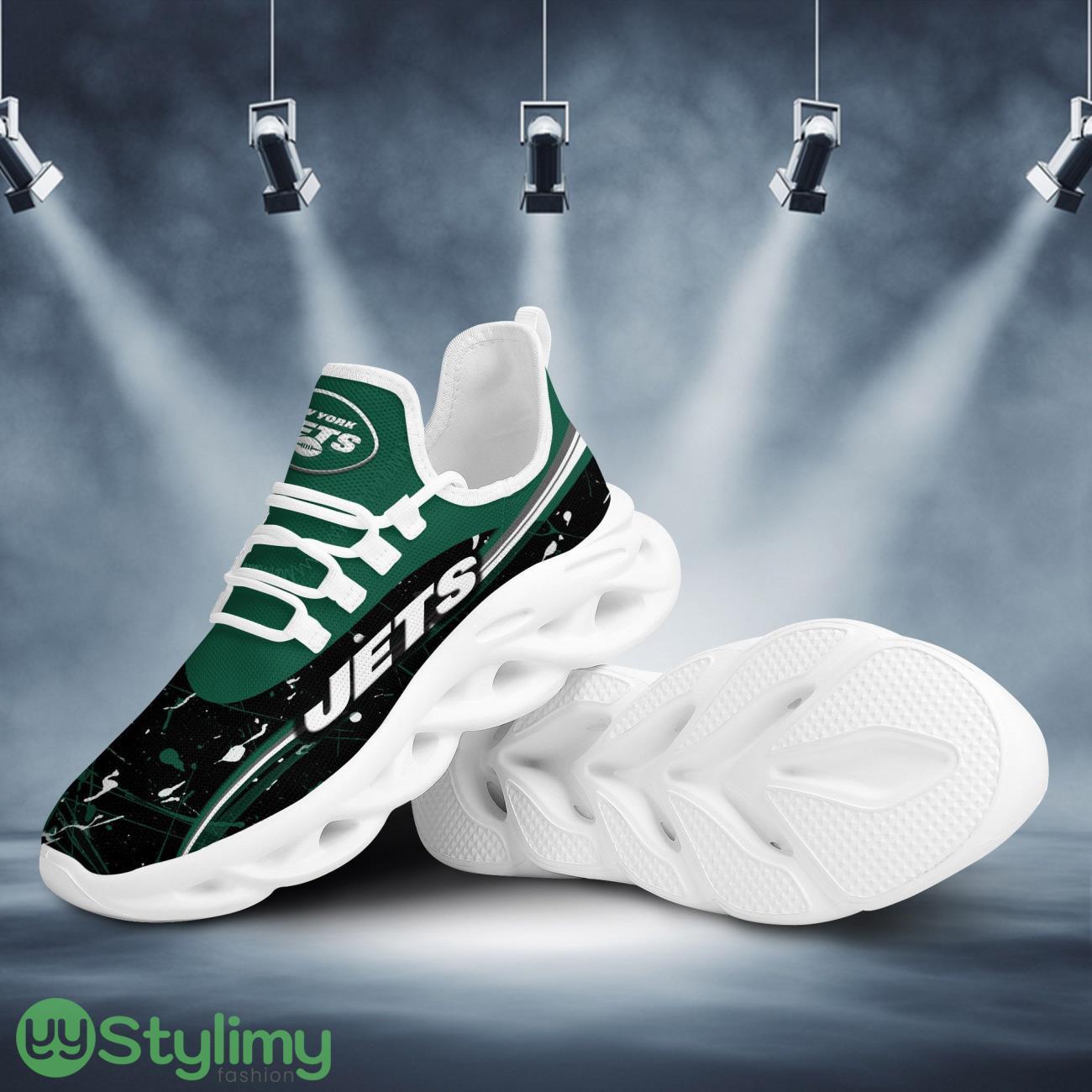 New York Jets Splash Colors Design Trending Max Soul Clunky Sneaker Shoes For Mens Womens 4 New York Jets Splash Colors Design Trending Max Soul Clunky Sneaker Shoes For Mens Womens Product Photo 4