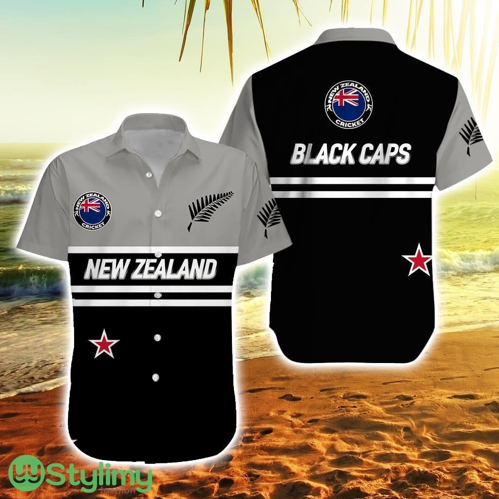 New Zealand Cricket Black Caps Hawaiian Shirt For Men And Women 2 New Zealand Cricket Black Caps Hawaiian Shirt For Men And Women Product Photo 1