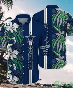 NFL Dallas Cowboys Hawaii Shirt Flower Pattern Aloha Beach Shirt Product Photo 1