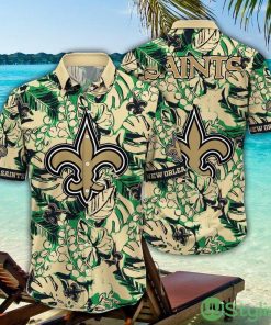 NFL New Orleans Saints Hawaii Shirt Flower Tropical Holiday SummerSeason Gift Product Photo 1