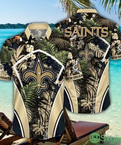 NFL New Orleans Saints Hawaiian Shirt Flower Tropical Trending Summer Gift For Fans Product Photo 1