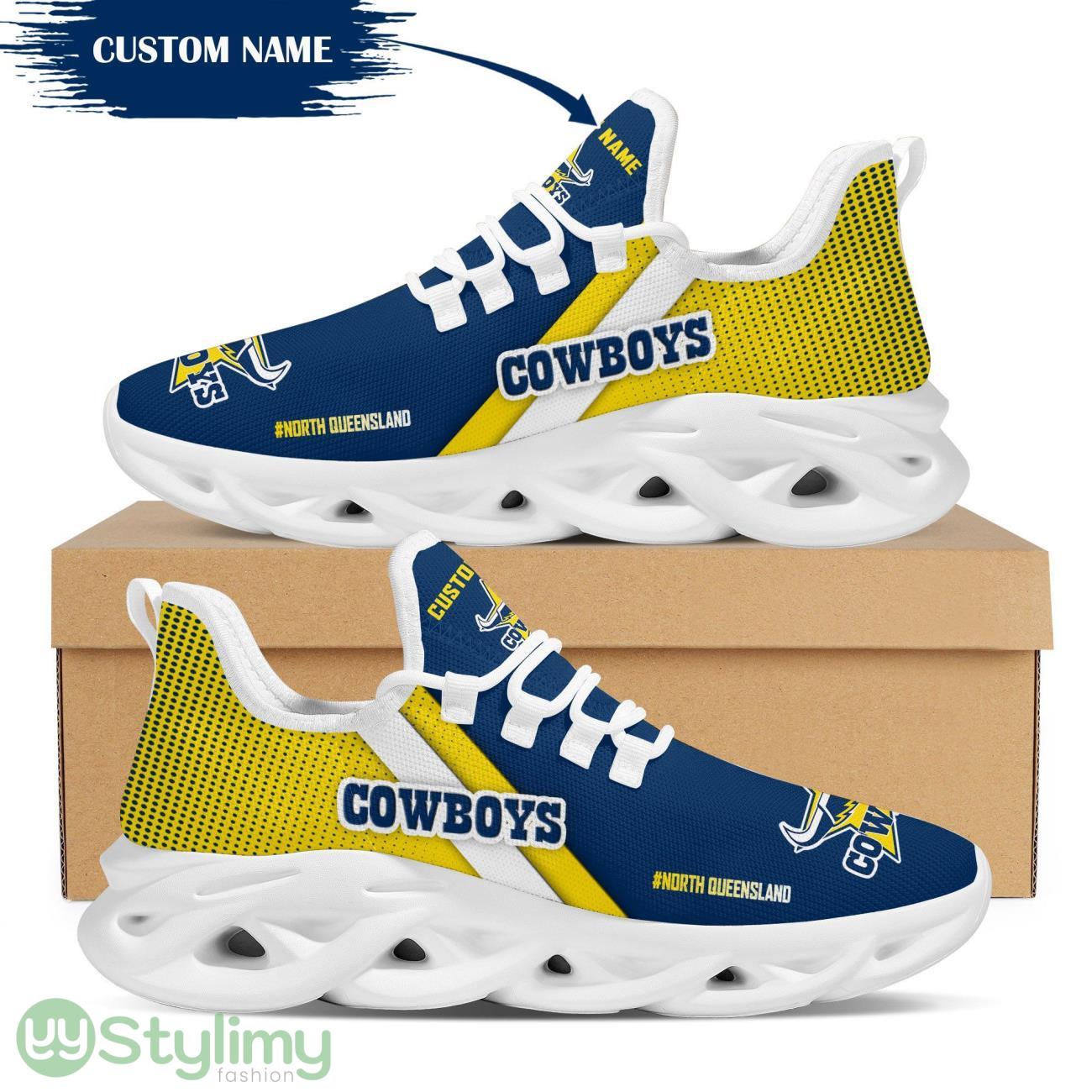North Queensland Cowboys Custom Personalized Max Soul Sneakers Running Sports Shoes For Men Women 2 North Queensland Cowboys Custom Personalized Max Soul Sneakers Running Sports Shoes For Men Women Product Photo 2