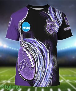 Northwestern Wildcats Personalized Name Sport 3D T-Shirt Product Photo 1