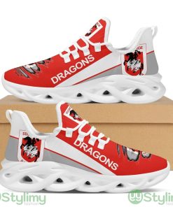 NRL St George Illawarra Dragons Max Soul Sneakers Running Sports Shoes Football Fans Gift Product Photo 1