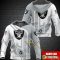 Oakland Raiders NFL Custom Name 3D Hoodie All Over Printed Product Photo 2