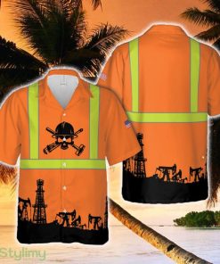 OilField Sunset Hawaiian Shirt - OilField Sunset Hawaiian Shirt