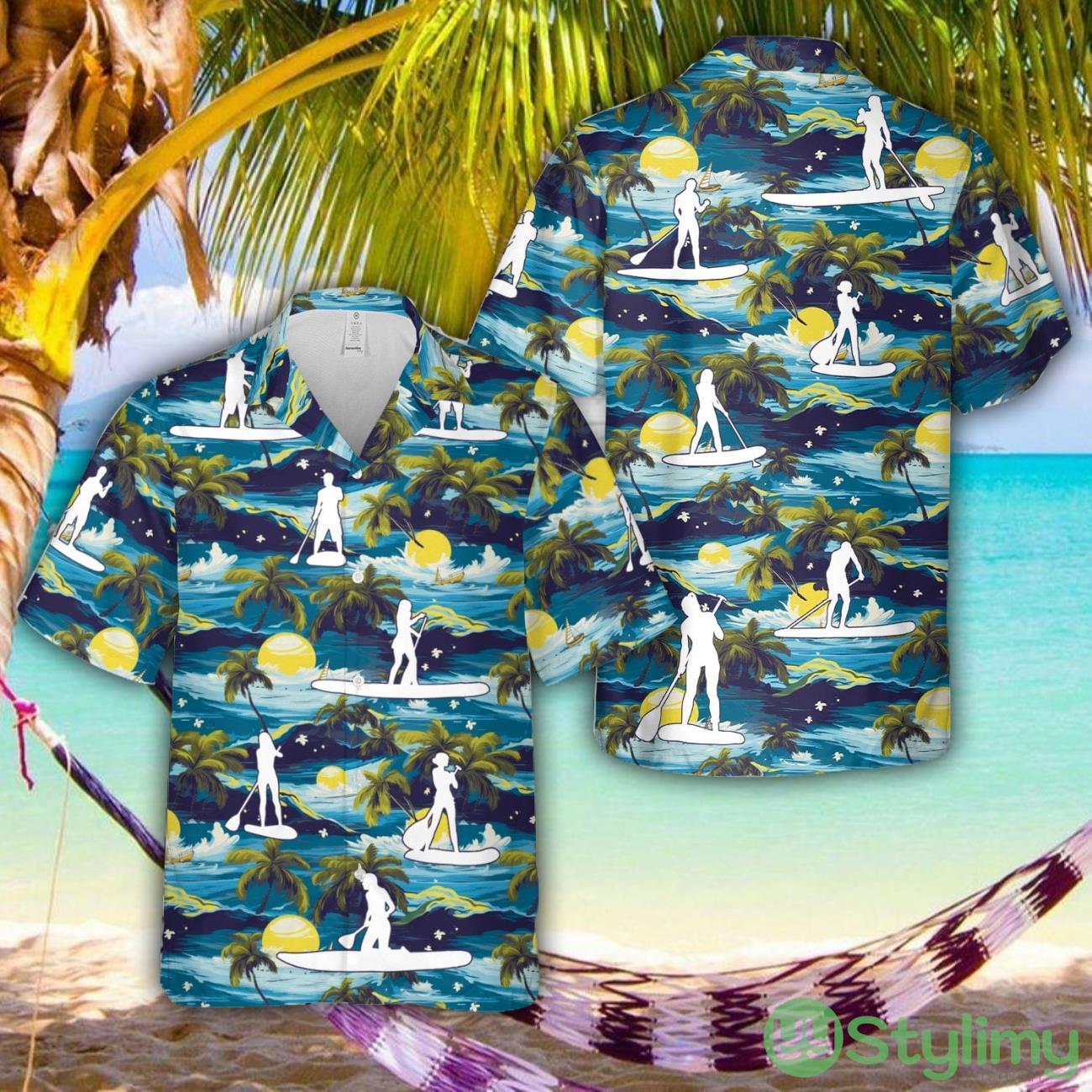 Paddleboarding 3D Hawaiian Shirt Style Gift For Men Women 2 Paddleboarding 3D Hawaiian Shirt Style Gift For Men Women Product Photo 1