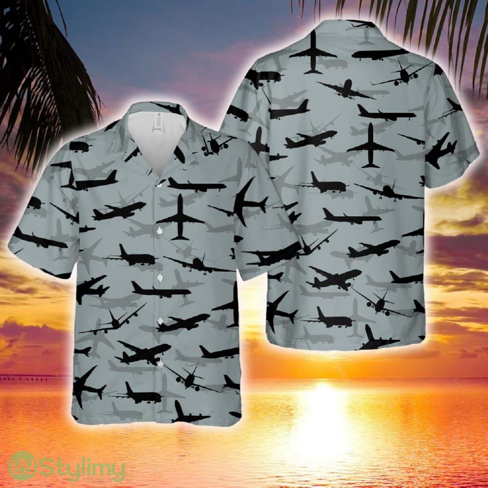 Passenger Jets Silhouette Hawaiian Shirt 2 Passenger Jets Silhouette Hawaiian Shirt - Passenger Jets Silhouette Hawaiian Shirt