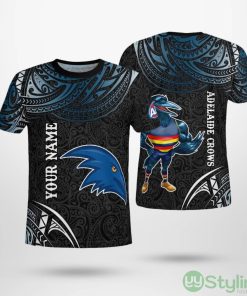 Personalized Adelaide Crows Polynesian Tribal AOP T-Shirt Unisex For Men And Women Product Photo 1