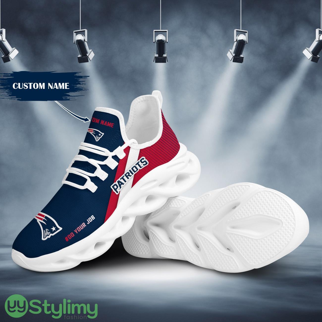 Personalized Name New England Patriots Max Soul Sneakers Running Sports Shoes 3 Personalized Name New England Patriots Max Soul Sneakers Running Sports Shoes Product Photo 3