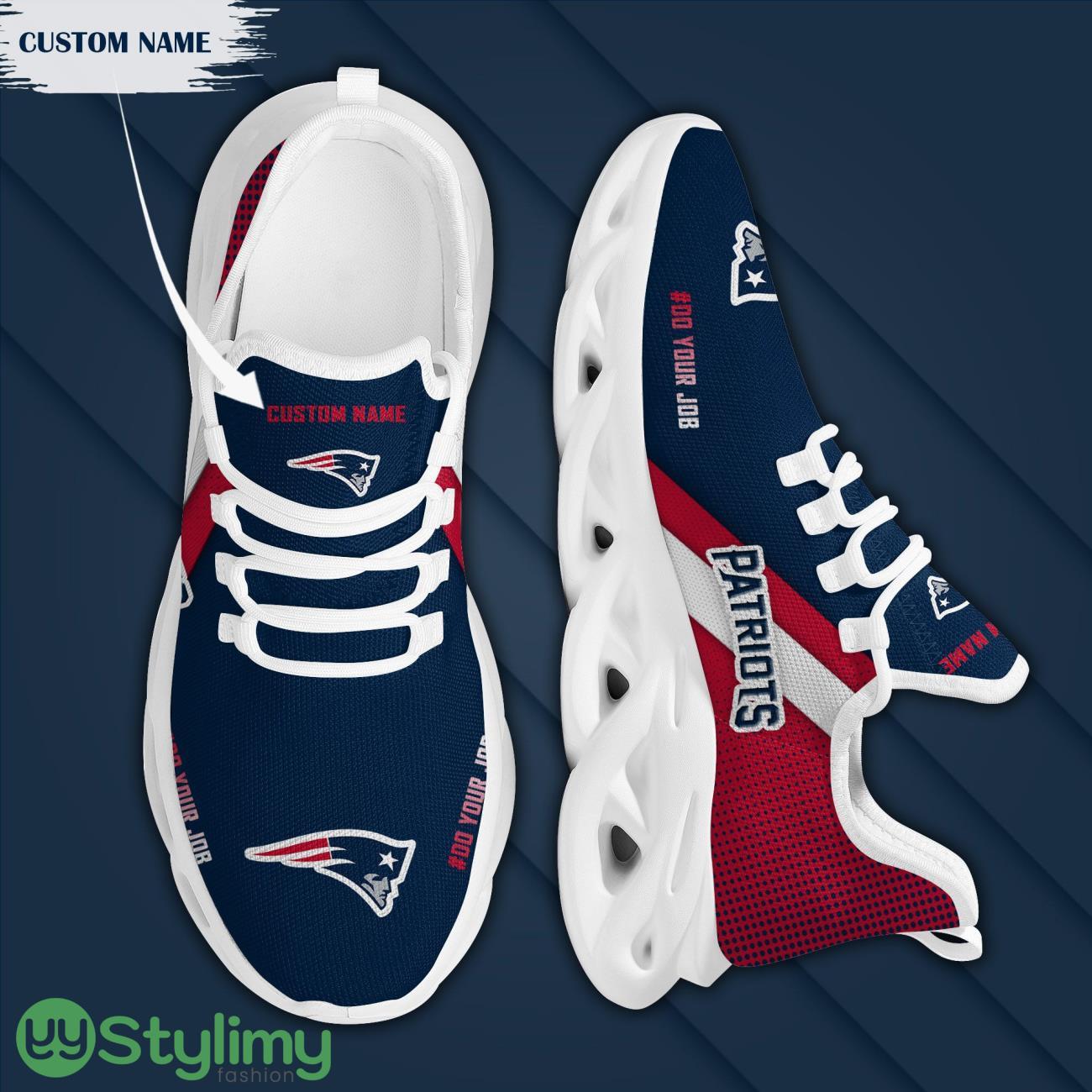 Personalized Name New England Patriots Max Soul Sneakers Running Sports Shoes 5 Personalized Name New England Patriots Max Soul Sneakers Running Sports Shoes Product Photo 5