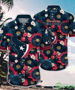 Personalized NFL Houston Texans Hawaiian Shirt Summer Vacation Aloha Shirt Product Photo 1
