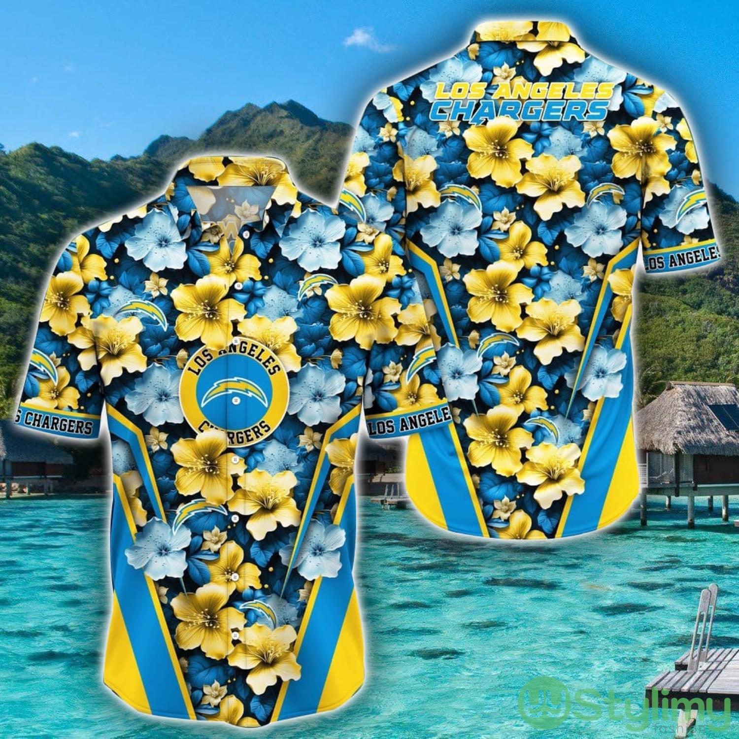 Personalized NFL Los Angeles Chargers Hawaiian Shirt New Gift Aloha Shirt 2 Personalized NFL Los Angeles Chargers Hawaiian Shirt New Gift Aloha Shirt Product Photo 1