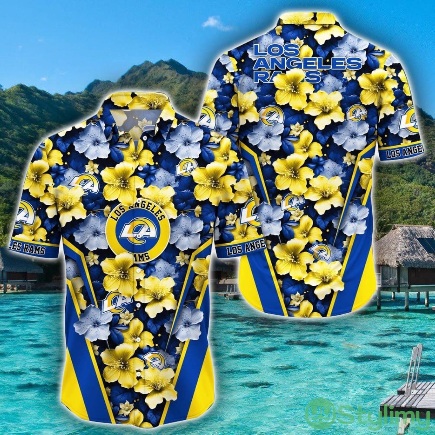 Personalized NFL Los Angeles Rams Hawaiian Shirt New Gift Aloha Shirt 2 Personalized NFL Los Angeles Rams Hawaiian Shirt New Gift Aloha Shirt Product Photo 1