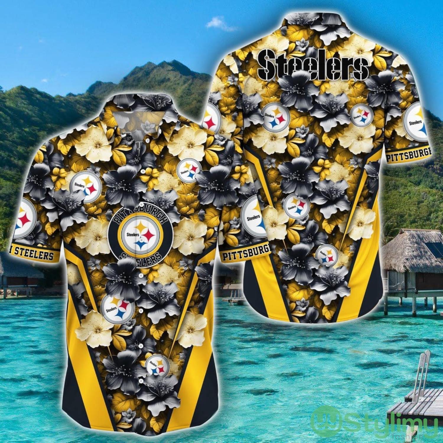 Personalized NFL Pittsburgh Steelers Hawaiian Shirt New Gift Aloha Shirt 2 Personalized NFL Pittsburgh Steelers Hawaiian Shirt New Gift Aloha Shirt Product Photo 1