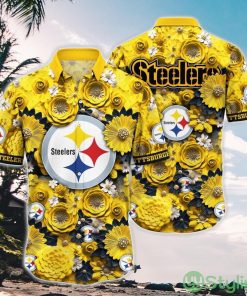 Personalized NFL Pittsburgh Steelers Hawaiian Shirt Summer Vacation Aloha Shirt Product Photo 1