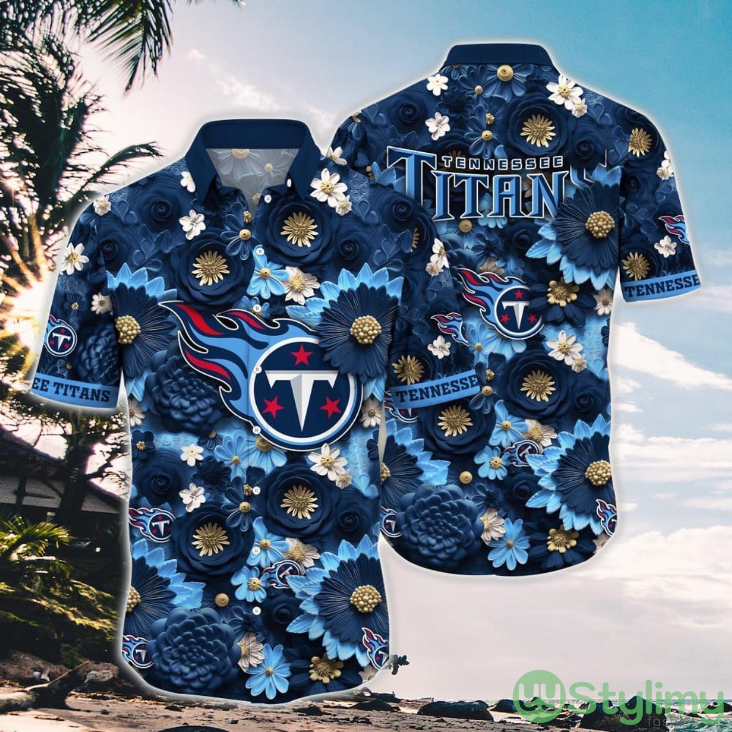 Personalized NFL Tennessee Titans Hawaiian Shirt Summer Vacation Aloha Shirt 2 Personalized NFL Tennessee Titans Hawaiian Shirt Summer Vacation Aloha Shirt Product Photo 1