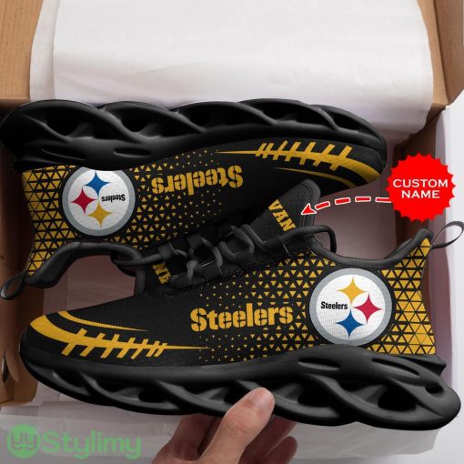 Pittsburgh Steelers Custom Personalized Max Soul Sneakers Running Sports Shoes